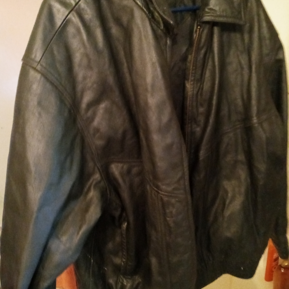 Roundtree & York leather jacket